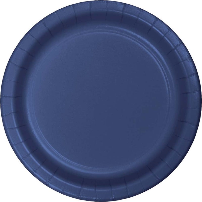 Creative Converting Navy Blue Paper Plates, 72 ct - Image 1